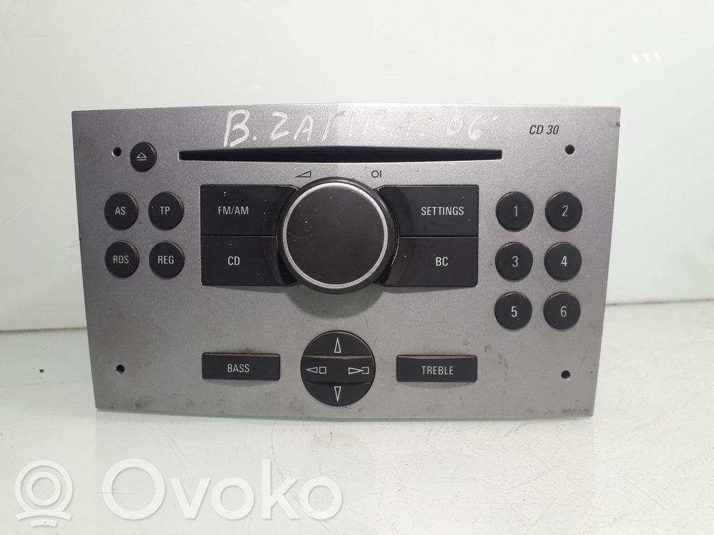 Opel Zafira B Radio/CD/DVD/GPS head unit 