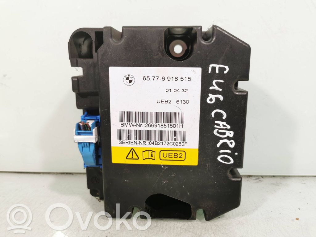 Airbag control unit/module   65776918515,UEB26130,010432