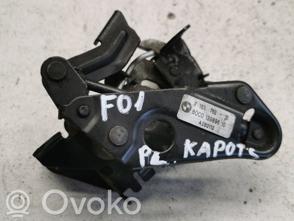 BMW 7 F01 F02 F03 F04 Dzinēja pārsega slēdzene 