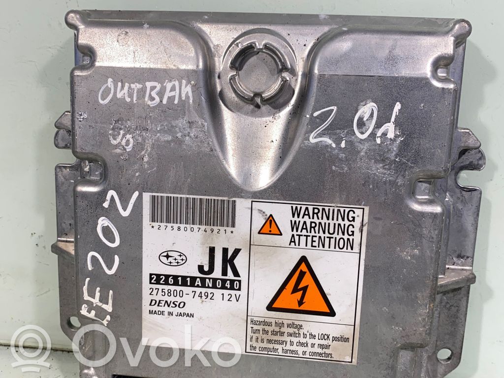 Subaru Outback Engine control unit/module 