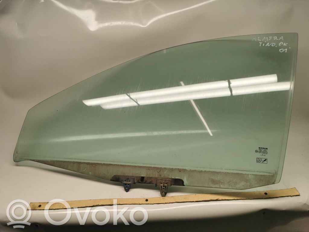 Nissan Almera Tino Front door window glass four-door 