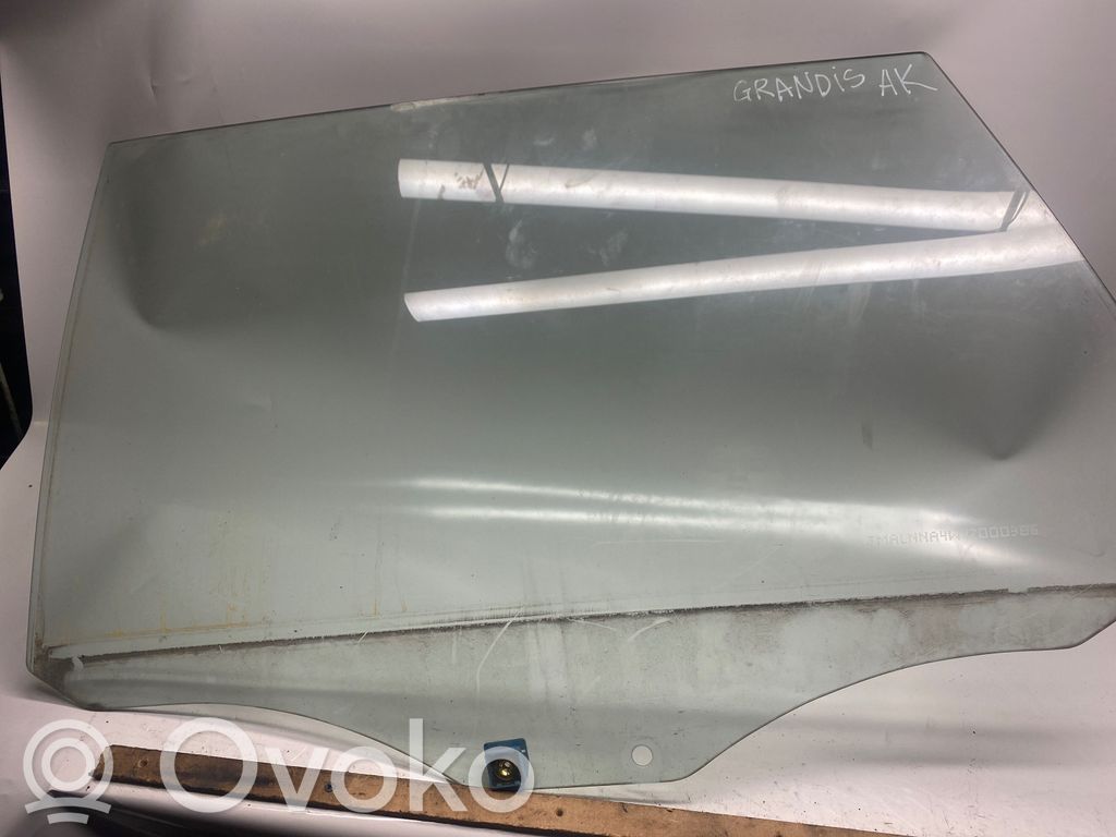 Mitsubishi Grandis Rear door window glass 