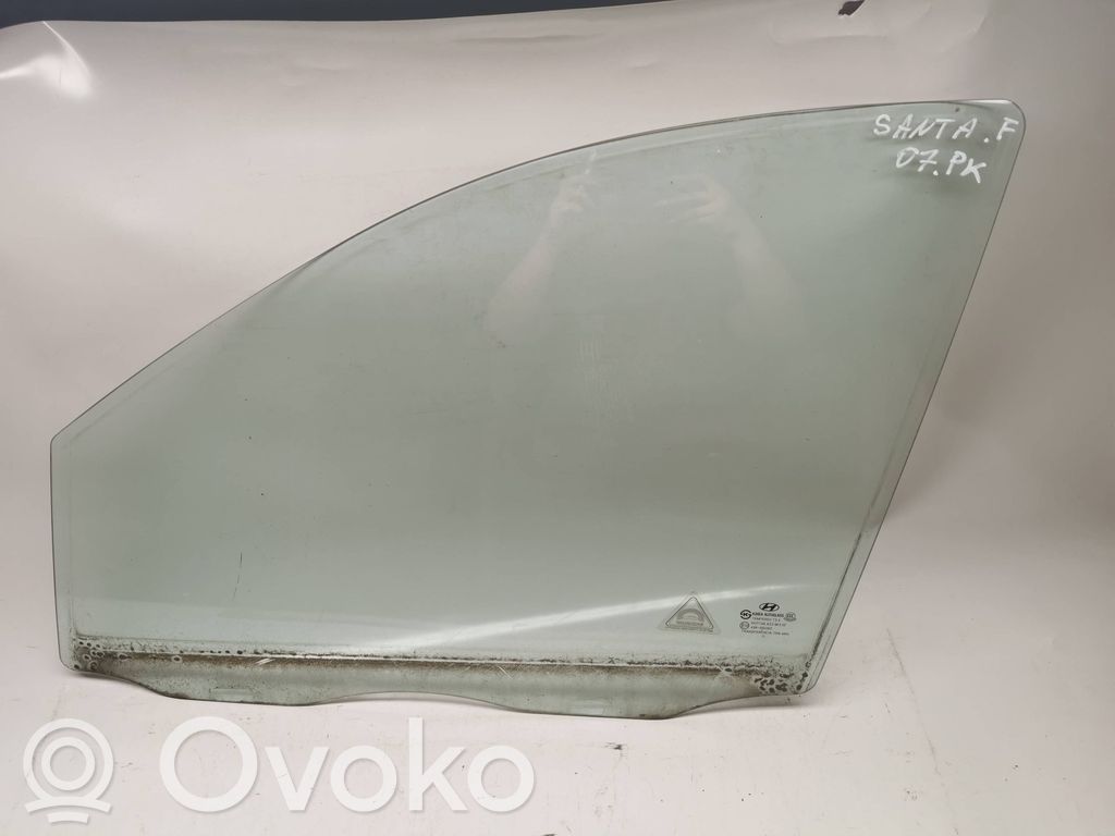 Hyundai Santa Fe Front door window glass four-door 