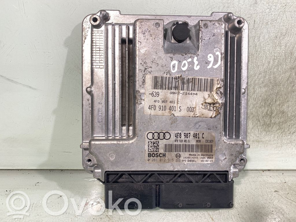Engine control unit/module   4F0910401S,4F0907401C,0281012915