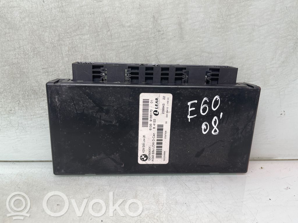 BMW 5 E60 E61 Gateway valdymo modulis 