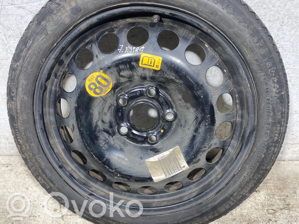 Opel Astra J Koło zapasowe R16 