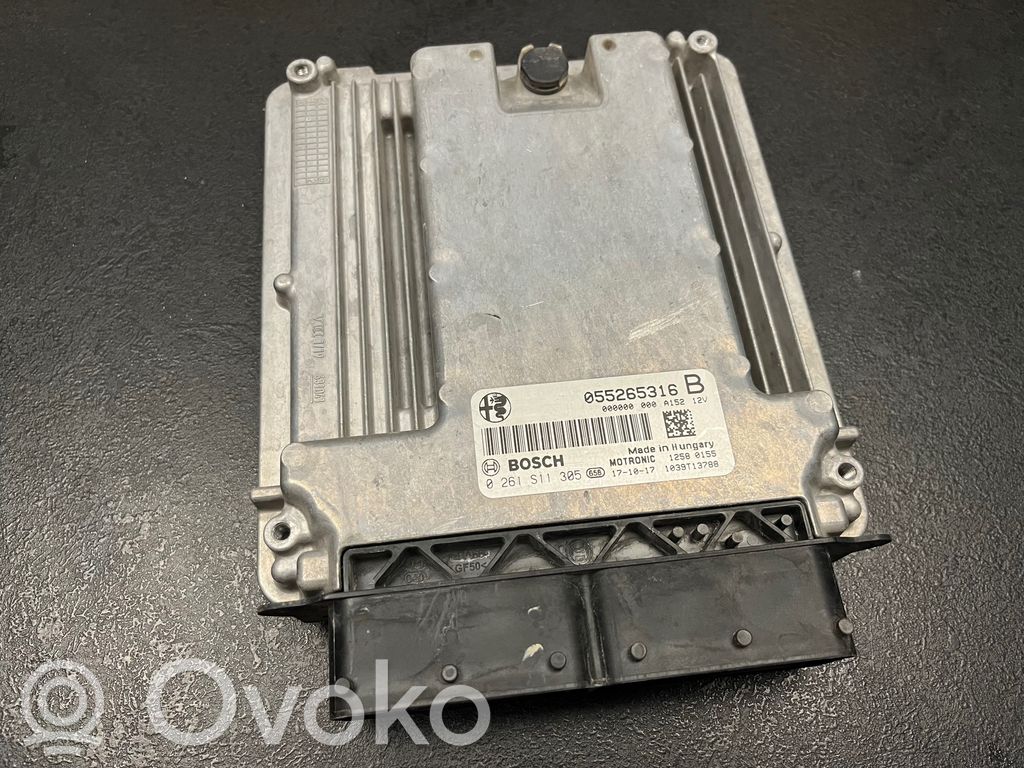 Engine control unit/module   055265316,055265316B,55265316,0261S11305,0261S11305658