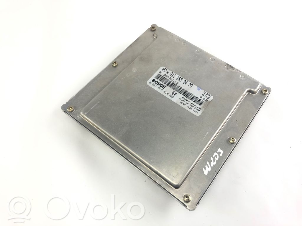 Mercedes-Benz C W203 Komputer / Sterownik ECU silnika 
