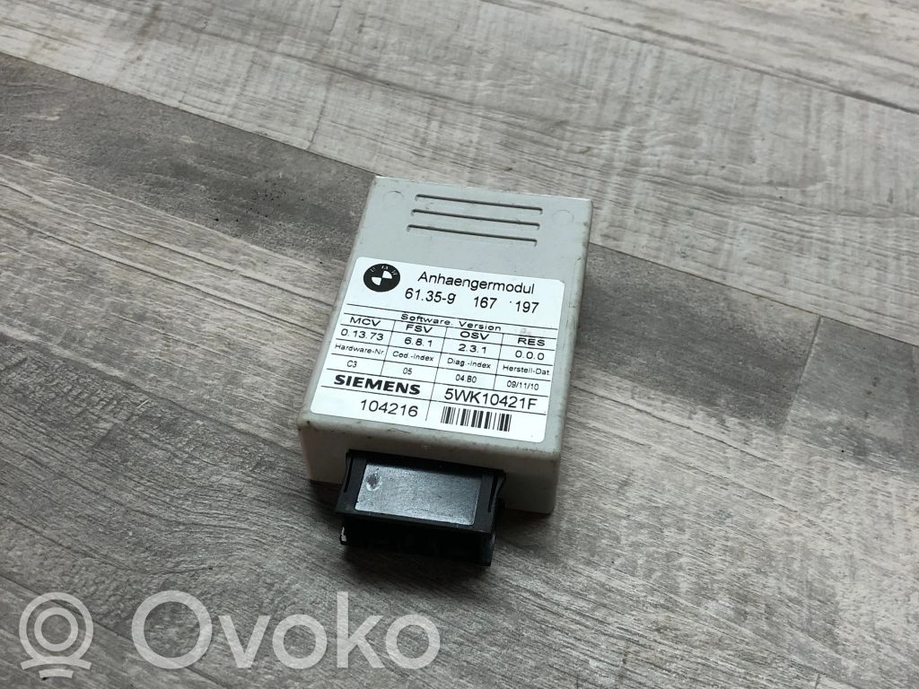 Tailgate/trunk control unit/module   61359167197,104216,5WK10421F