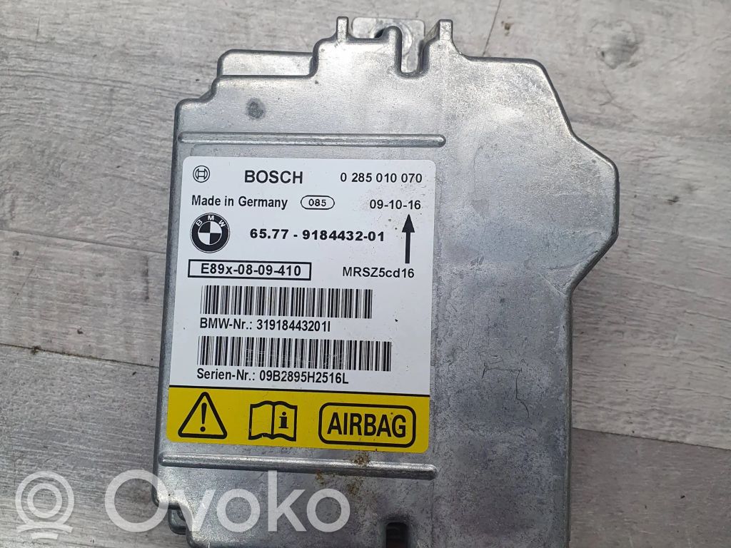 Module de contrôle airbag   9184432,0285010070,MRSZ5C016,31918443201L