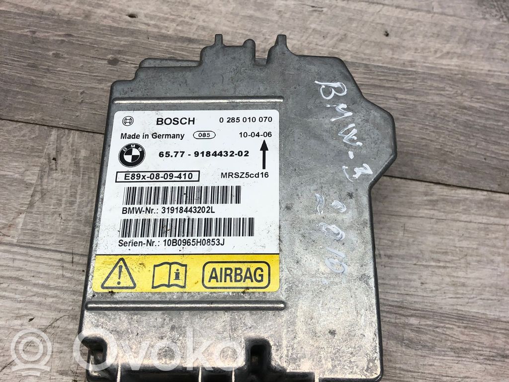 Airbag control unit/module   9184432,31918443202L,0285010070,MRSZ5C016