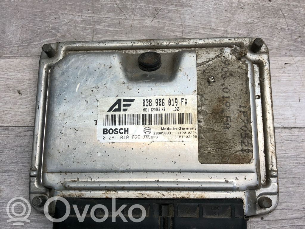 Engine control unit/module   038906019FA,28SA5033,081010629
