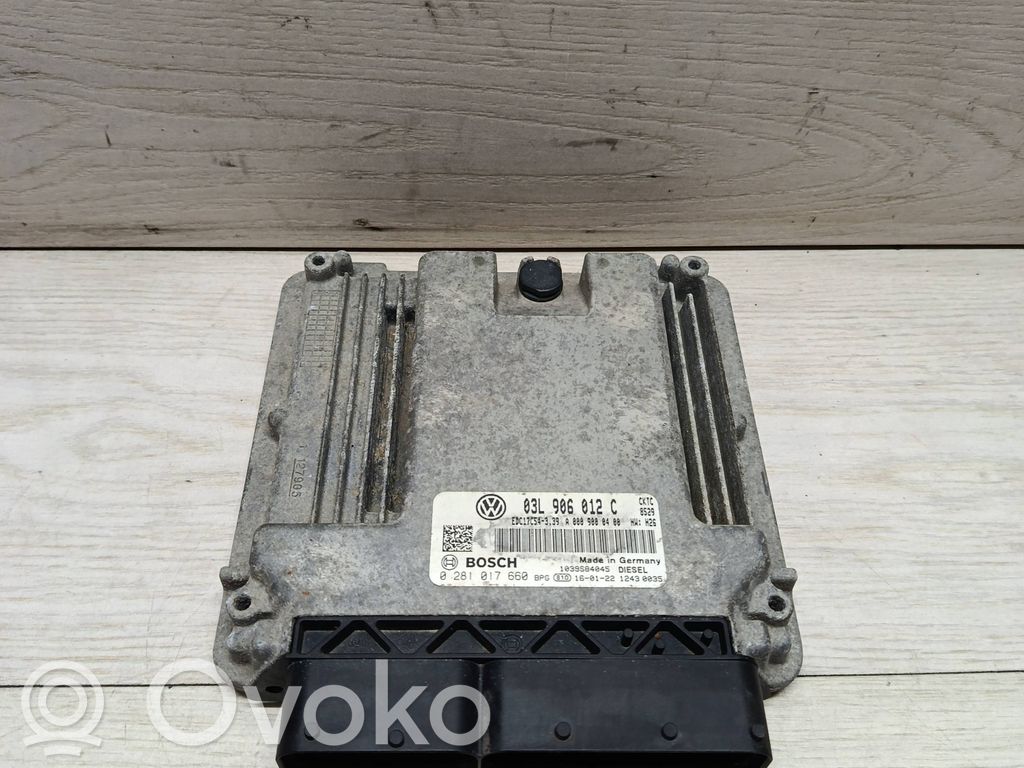 Volkswagen Crafter Engine control unit/module 