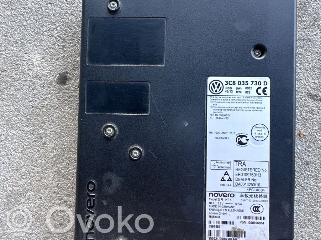 Skoda Superb B6 (3T) Bluetooth modulis 