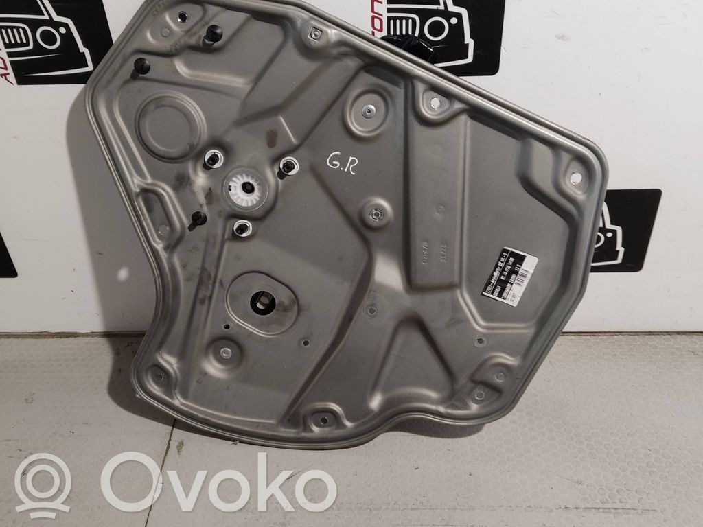 Skoda Octavia Mk2 (1Z) Mechanizm podnoszenia szyby tylnej bez silnika 
