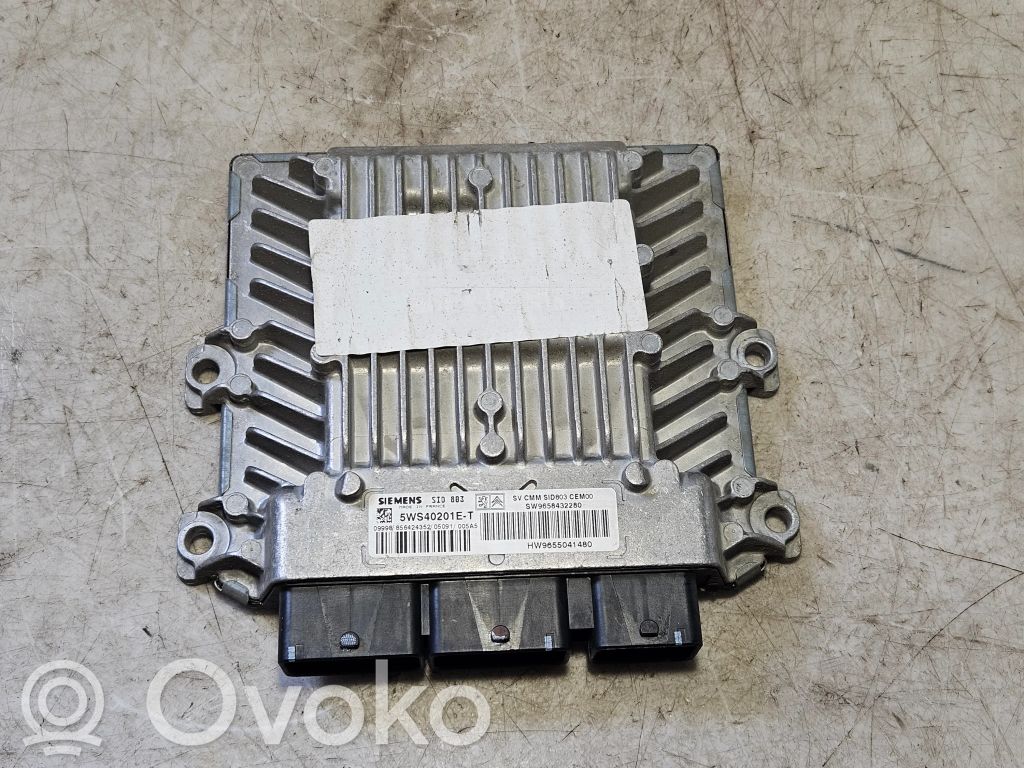 Citroen C4 I Engine control unit/module 