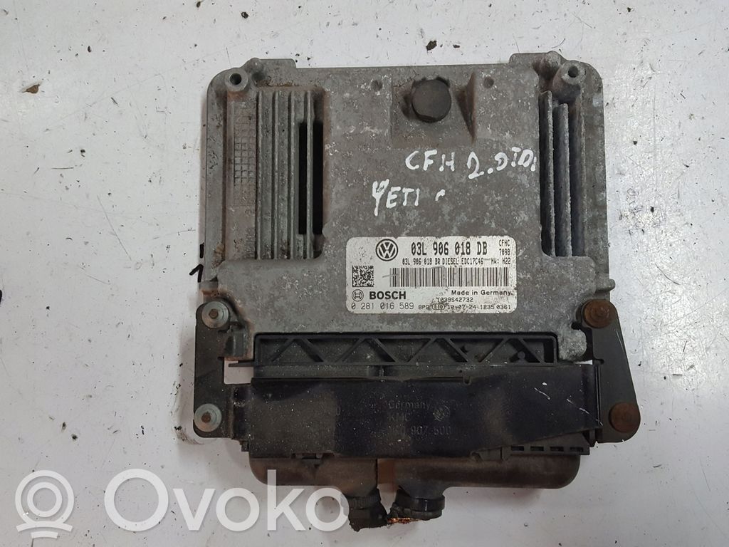 Skoda Yeti (5L) Engine control unit/module 