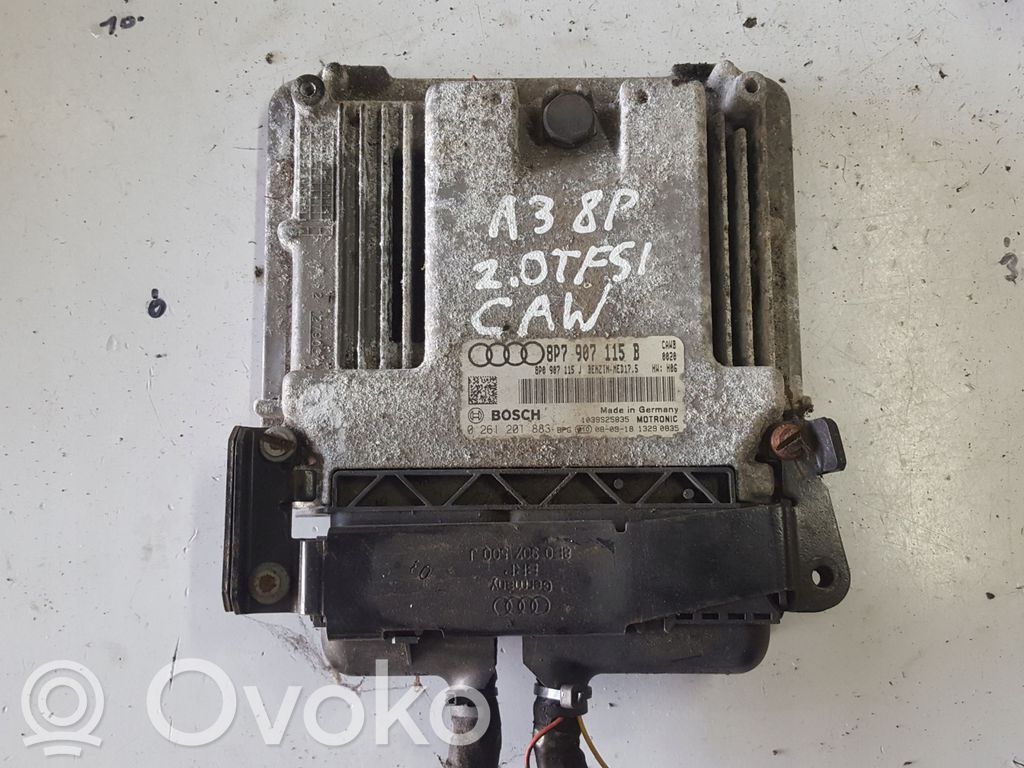 Audi A3 S3 8P Engine control unit/module 