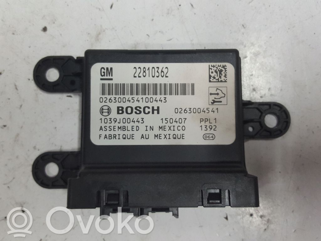 Opel Astra J Parking PDC control unit/module 