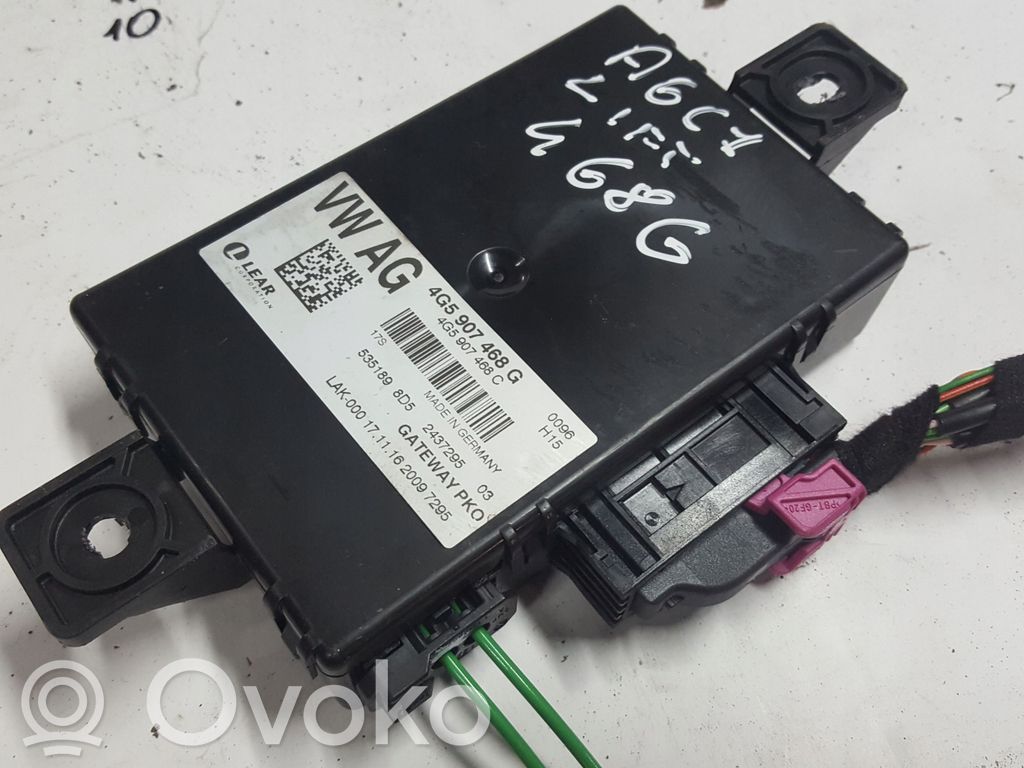 Audi A6 S6 C7 4G Moduł sterowania Gateway 