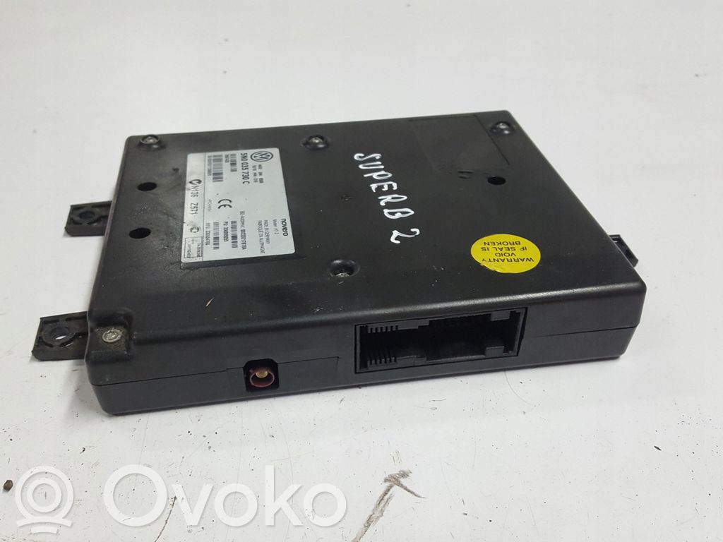 Skoda Superb B6 (3T) Bluetooth control unit module 