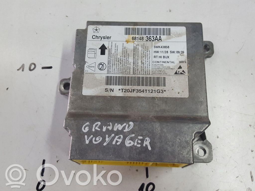 Unidad de control/módulo del Airbag   68148363AA