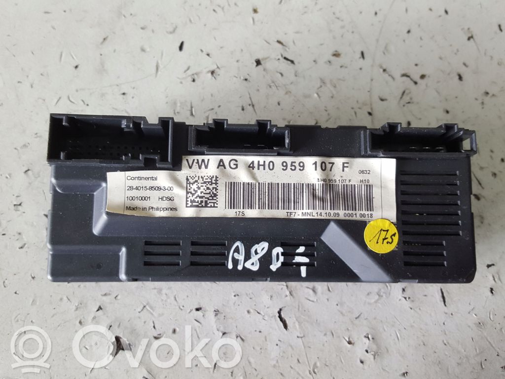 Audi A8 S8 D4 4H Tailgate/trunk control unit/module 