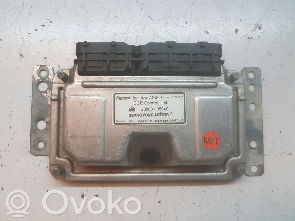 SsangYong Rexton Engine control unit/module 