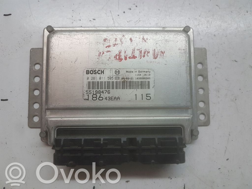 Fiat Multipla Engine control unit/module 