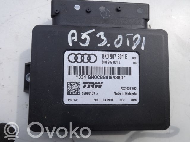 Audi A4 S4 B8 8K Module de commande de frein à main 