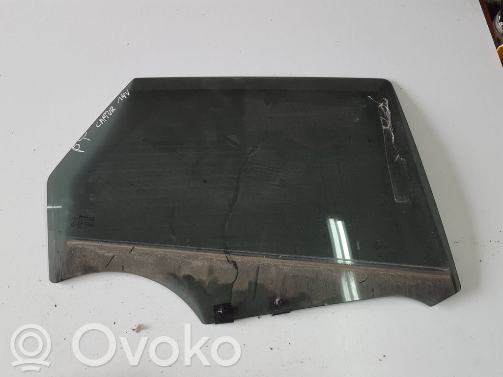 Rear door window glass