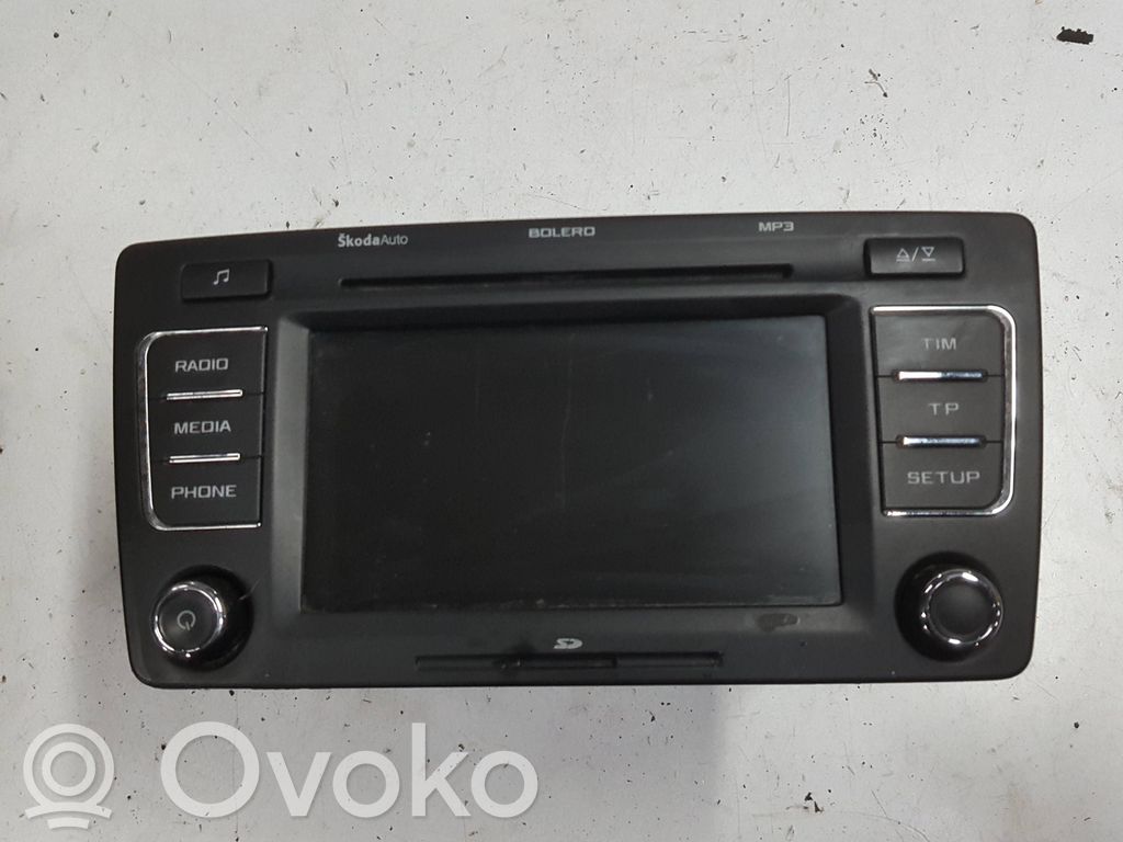 Skoda Yeti (5L) Panel / Radioodtwarzacz CD/DVD/GPS 