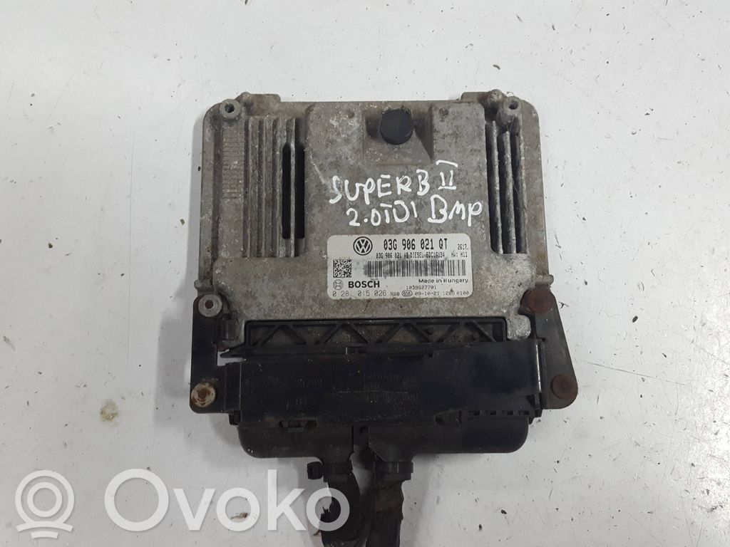 Skoda Superb B6 (3T) Engine control unit/module 