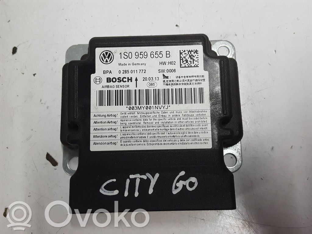 Skoda Citigo Airbag control unit/module 