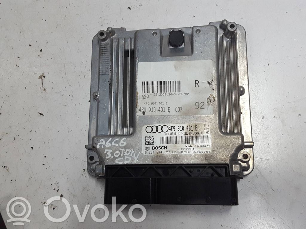 Audi A6 S6 C6 4F Engine control unit/module 