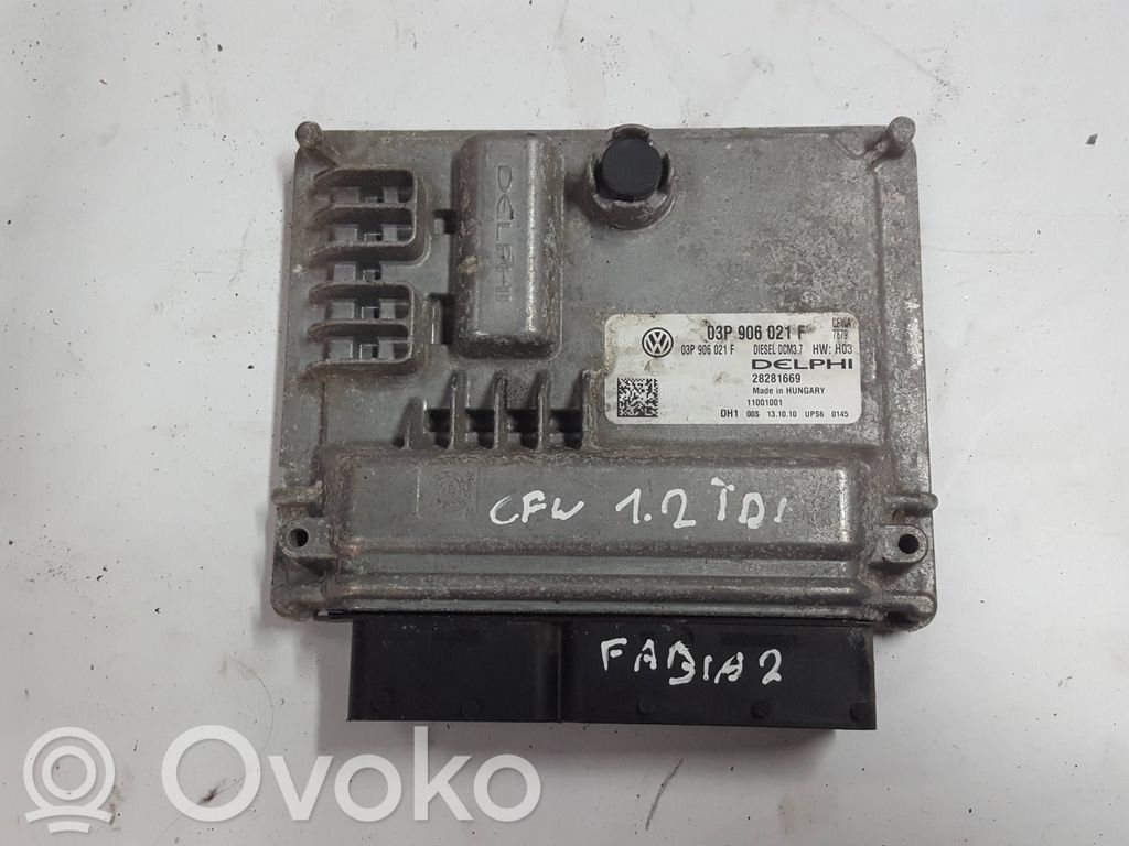 Skoda Fabia Mk2 (5J) Engine control unit/module 