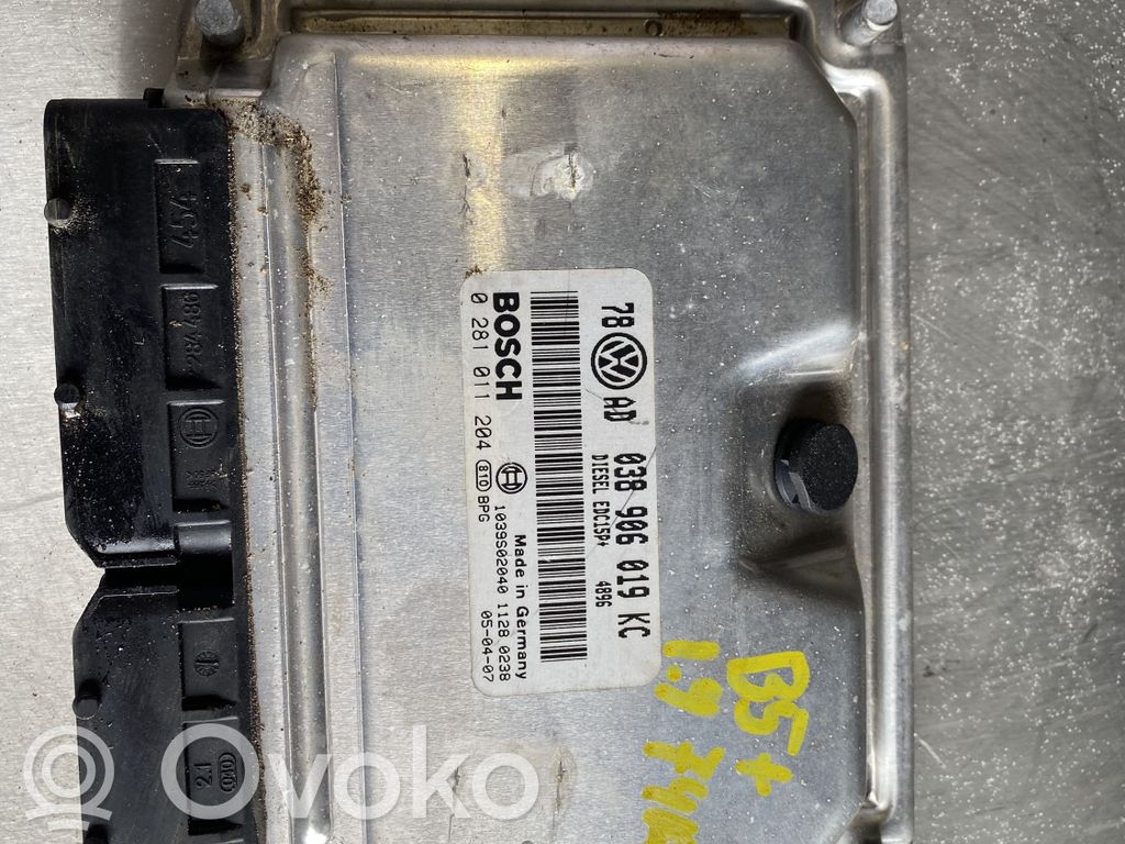 Engine control unit/module   038906019KC,0281011204