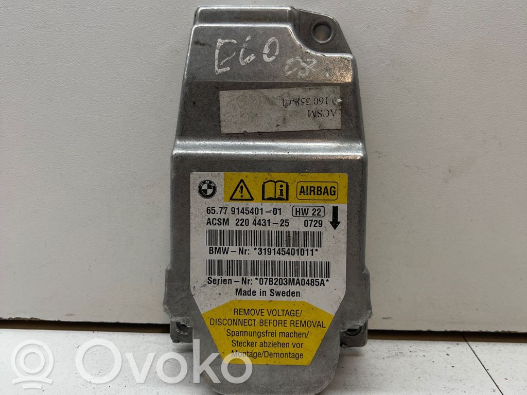 Airbag control unit/module   220443125,9145401,319145401011