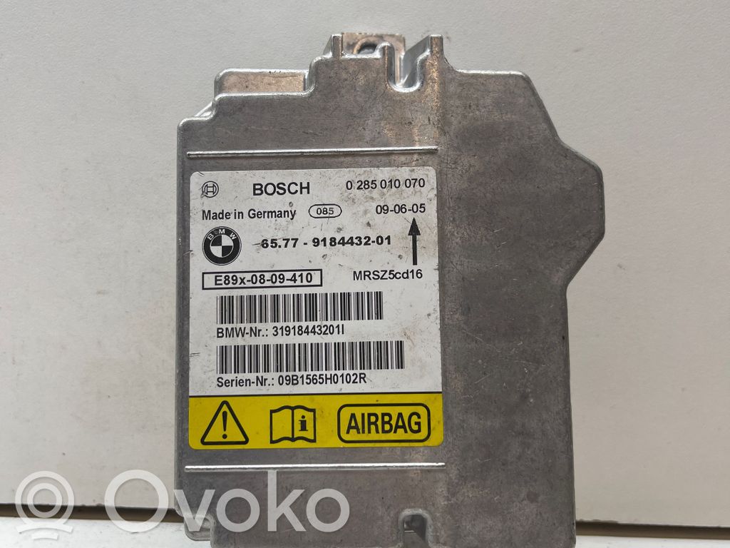 Airbag control unit/module   6577918443201,0285010070,9184432