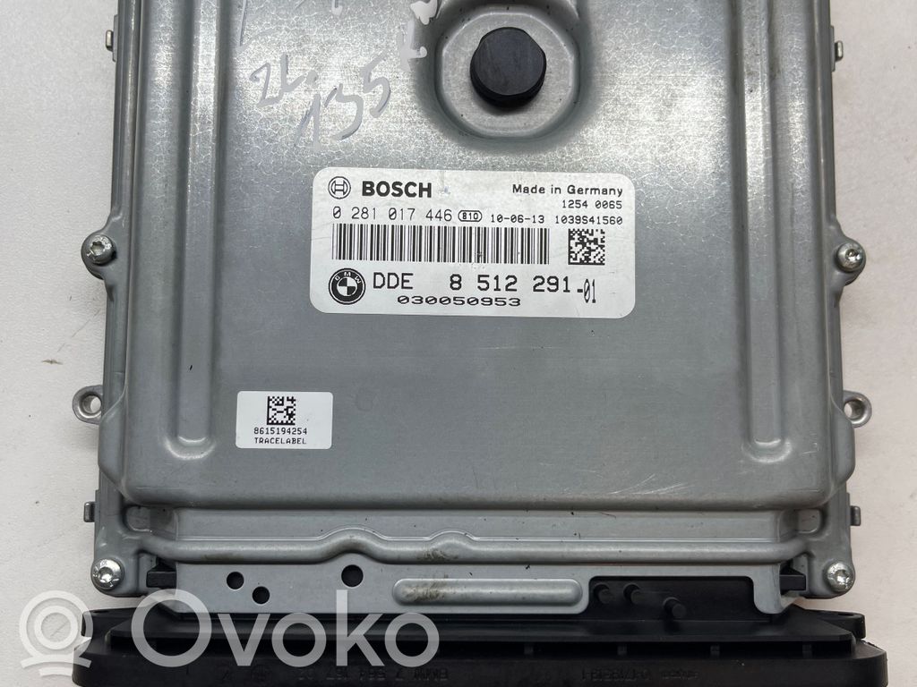 BMW 3 E90 E91 Variklio valdymo blokas 