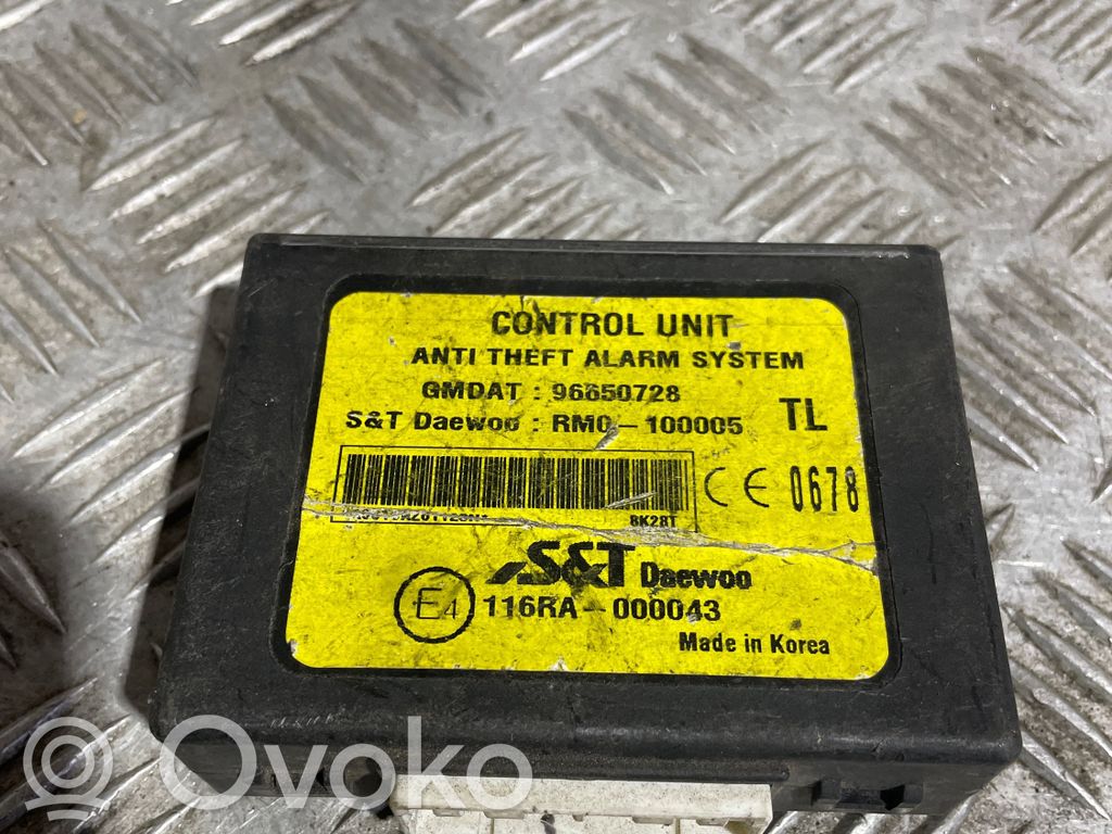 Sterownik / Moduł alarmu   96650728,116RA000043