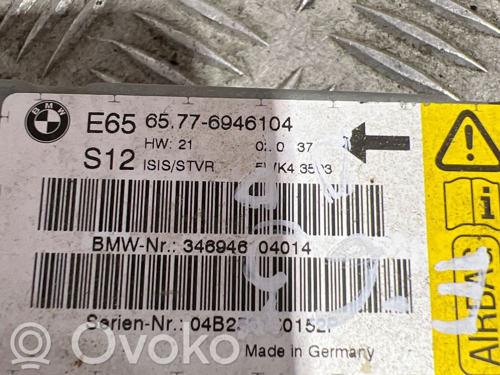 BMW 7 E65 E66 Airbag control unit/module 