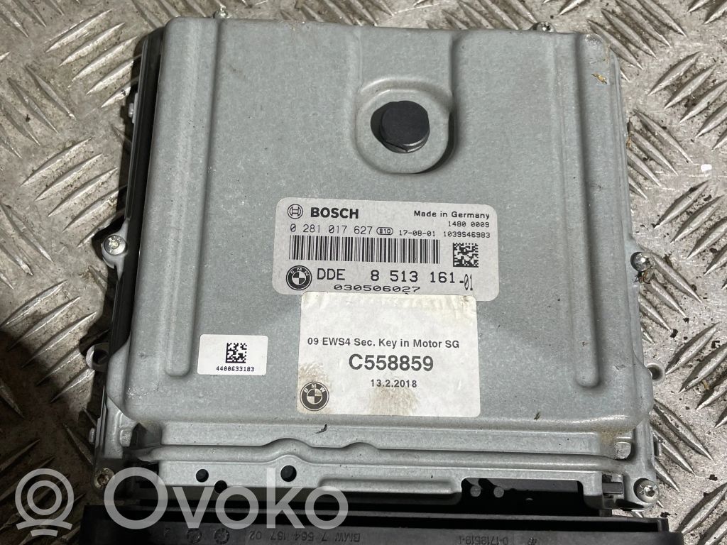 BMW 5 F10 F11 Dzinēja vadības bloks 