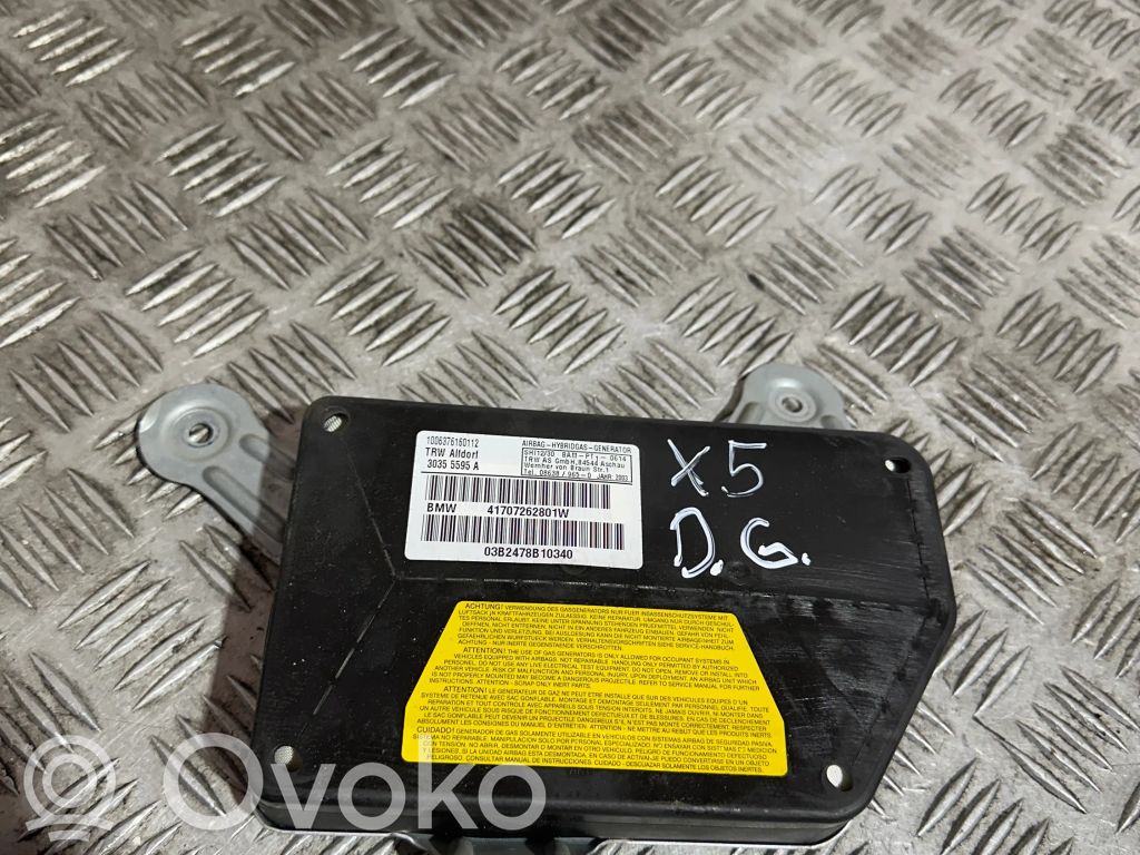 BMW X5 E53 Airbag de la puerta trasera 