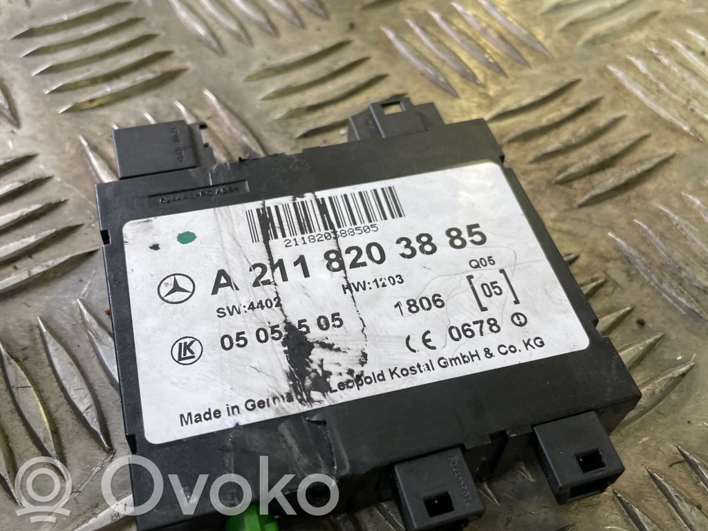 Moduł / Sterownik systemu uruchamiania bezkluczykowego   A2118203885,0505505,211820388505