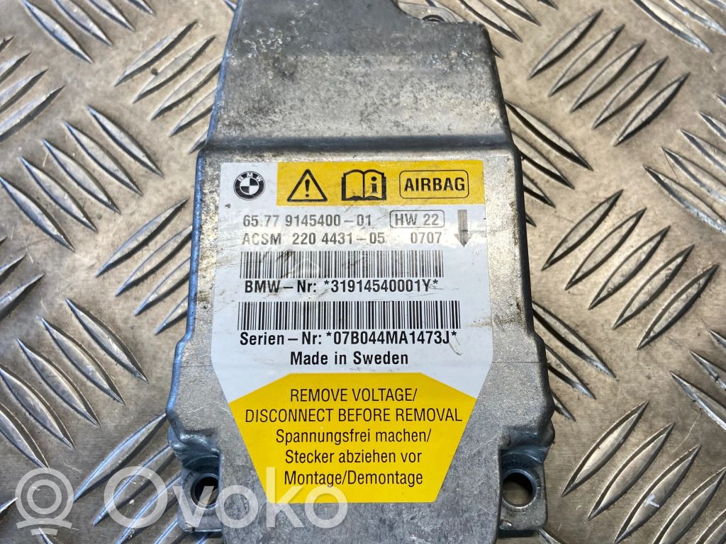 BMW 5 E60 E61 Airbag control unit/module 