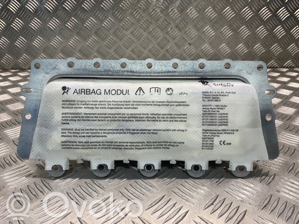 BMW 5 F10 F11 Poduszka powietrzna Airbag pasażera 