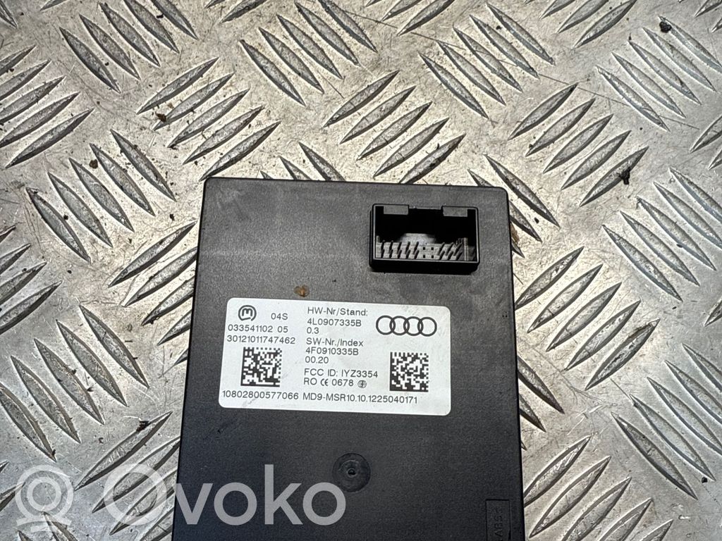 Audi Q7 4L Moduł / Sterownik systemu uruchamiania bezkluczykowego 