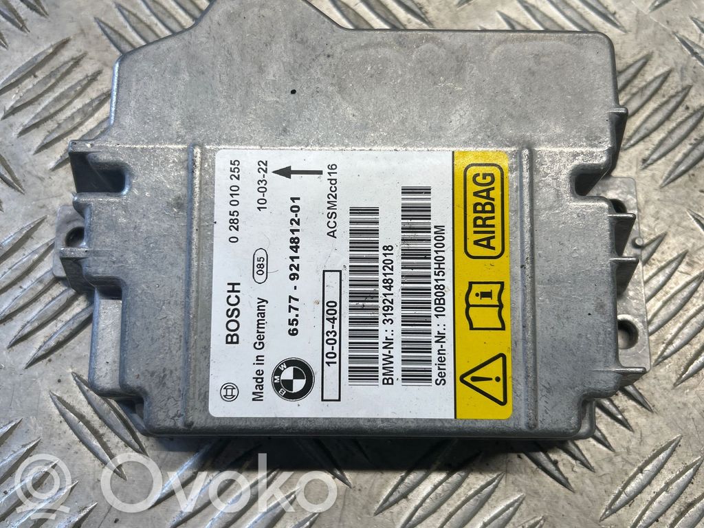 BMW 3 E92 E93 Airbag control unit/module 
