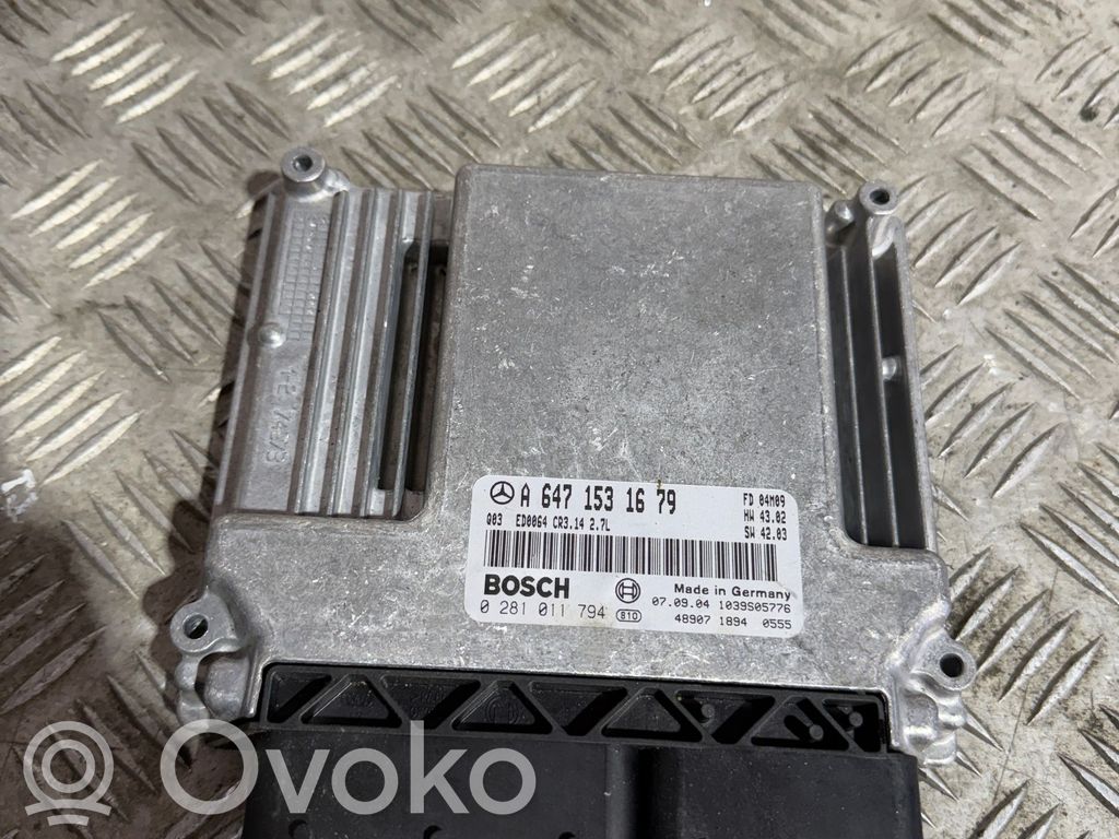 Mercedes-Benz E W211 Engine control unit/module 